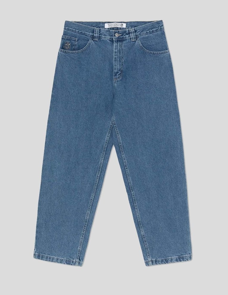 Pantaloni POLAR SKATE CO 93! denim mid blue